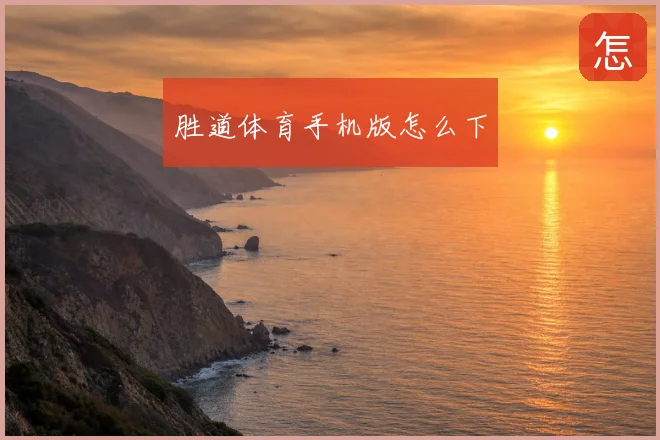 胜道体育手机版怎么下